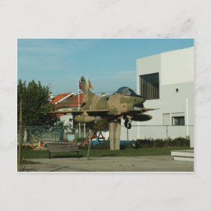 Postal Avión de combate portugués de época