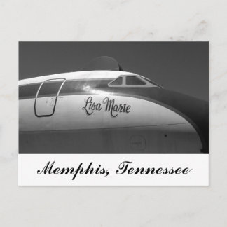 Postal Avión de Lisa Marie Memphis Tennessee