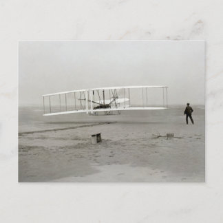 Postal Avión de los Hermanos Wright Primer Vuelo Aviación