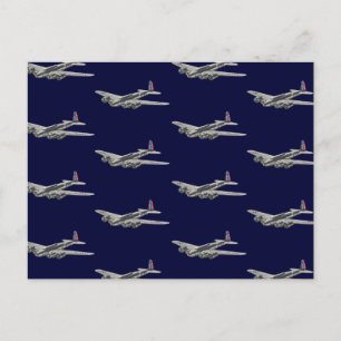 Postal Avión estadounidense Vintage WII 2