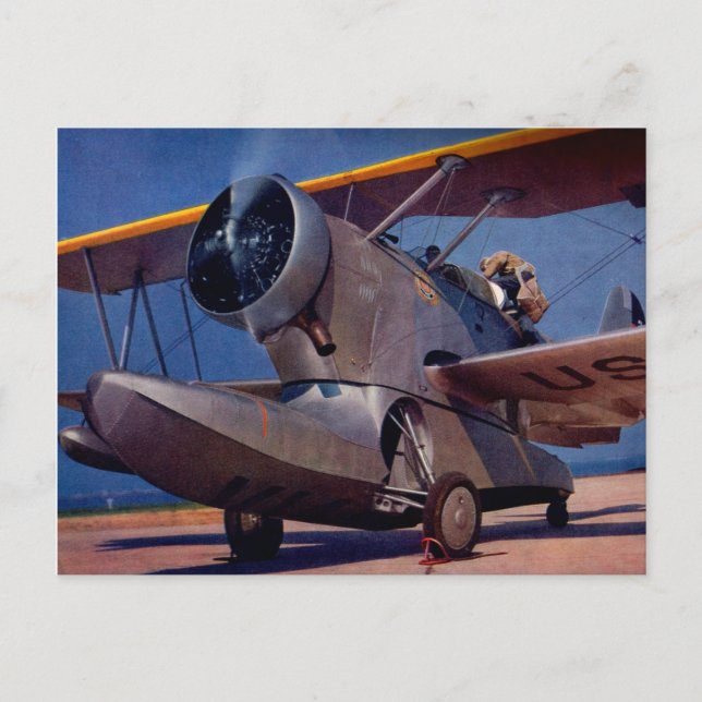 Postal Avión F-2 Grumman de 1939 (Anverso)