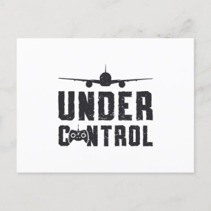 Postal Avión RC bajo control Avión piloto RC Aviones