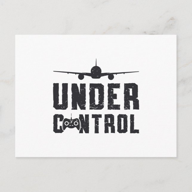 Postal Avión RC bajo control Avión piloto RC Aviones (Anverso)