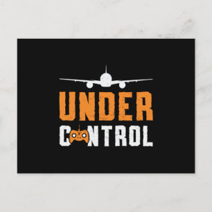 Postal Avión RC bajo control Avión piloto RC Planes