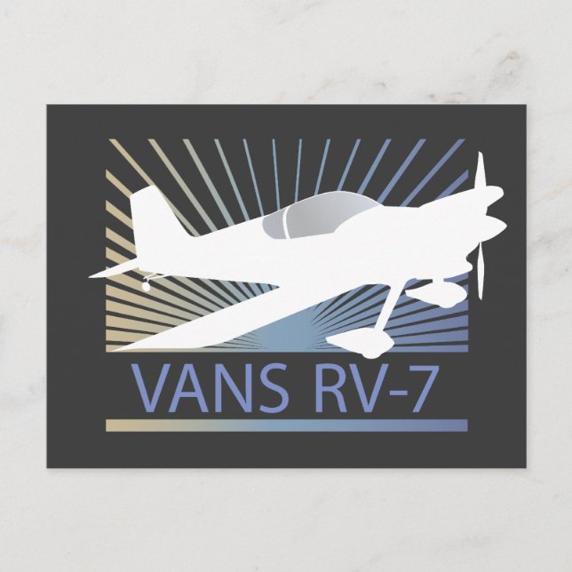 Postal Avión Vans RV-7 (Anverso)