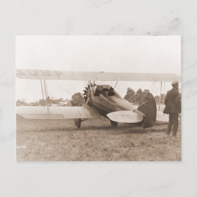 Postal Avión Vintage (Anverso)