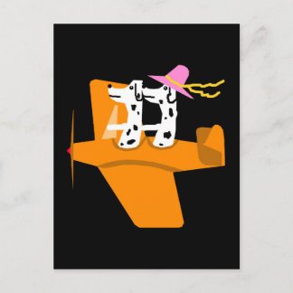 Postal Avión y dálmatas