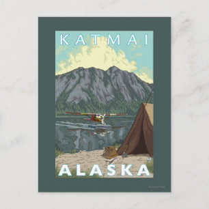 Postal Avión y pesca de Bush - Katmai, Alaska