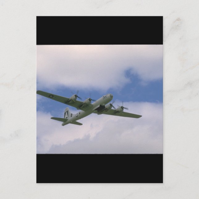 Postal Aviones B29, Blue Sky Y Clouds_WII (Anverso)