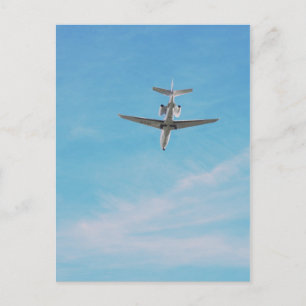 Postal Aviones comerciales a reacción