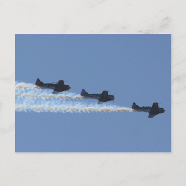 Postal Aviones de guerra (Anverso)