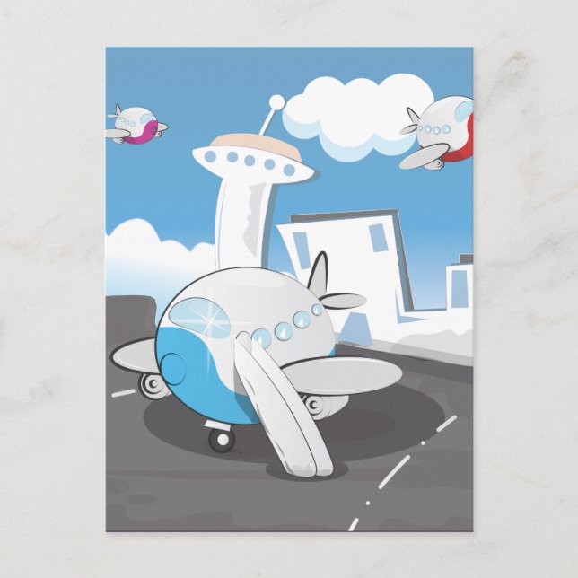 Postal Aviones de juguetes (Anverso)