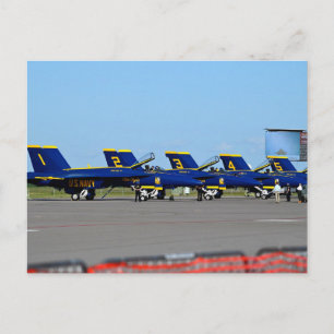 Postal Aviones de la Marina de los EE. UU. Blue Angels al