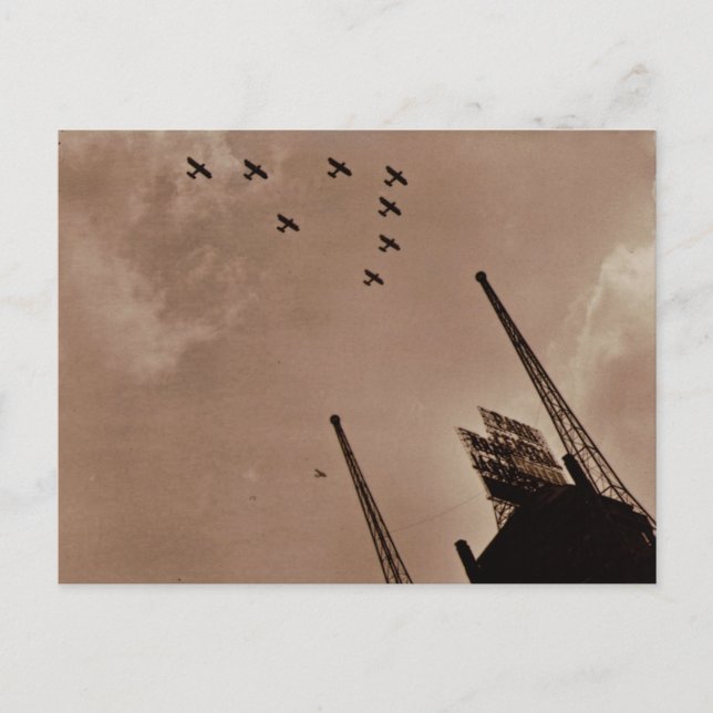 Postal Aviones de la marina vuelan sobre Park Central Hot (Anverso)