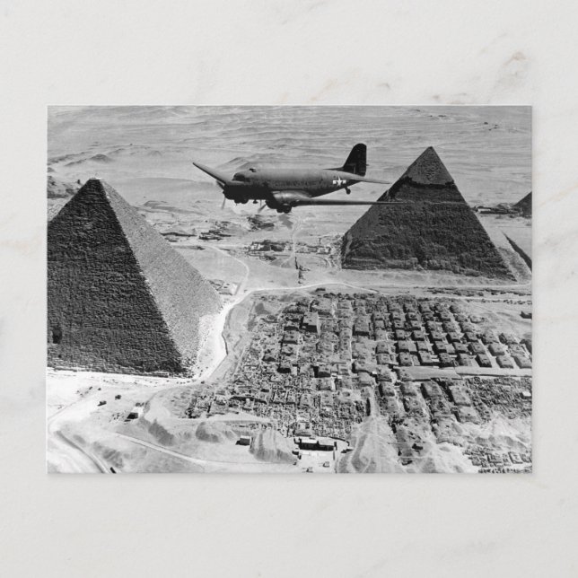 Postal Aviones de transporte de la Segunda Guerra Mundial (Anverso)