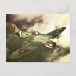 Postal Aviones históricos de tiempo de guerra en vuelo WW