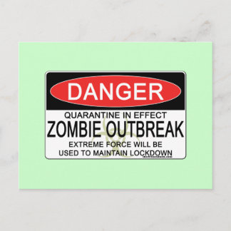 Postal Aviso: Brote de Zombie