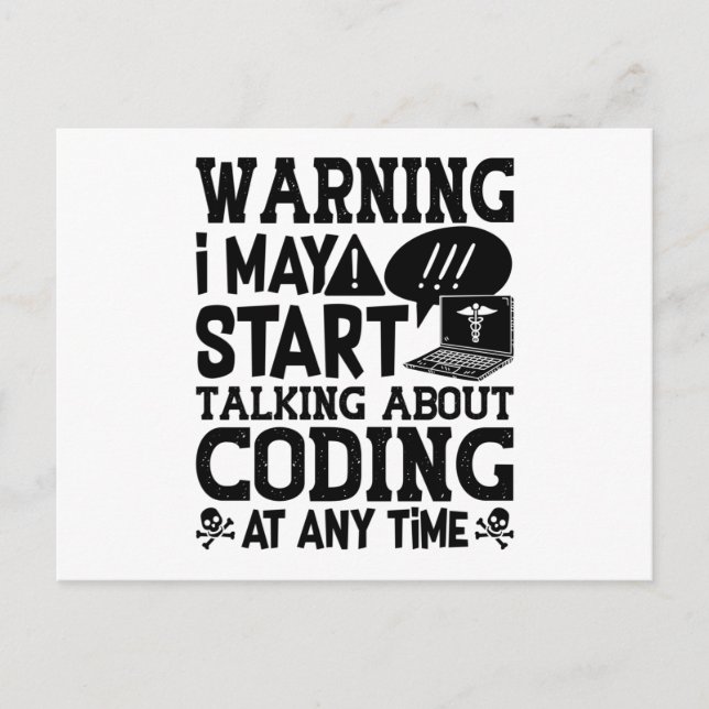 Postal Aviso de Codificación de Codificación Médica Puedo (Anverso)