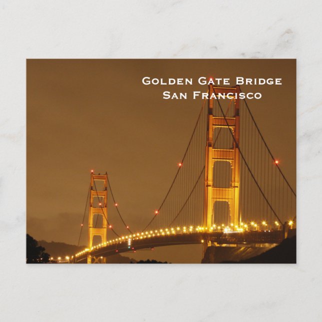 Postal Aviso de viaje de turismo de California (Anverso)