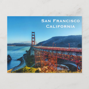 Postal Aviso de viaje de turismo de California añada post