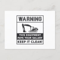 Aviso sobre la construcción de la excavadora de es