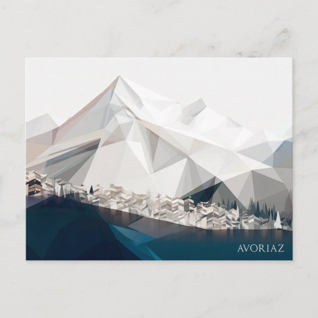 Postal Avoriaz (Anverso)