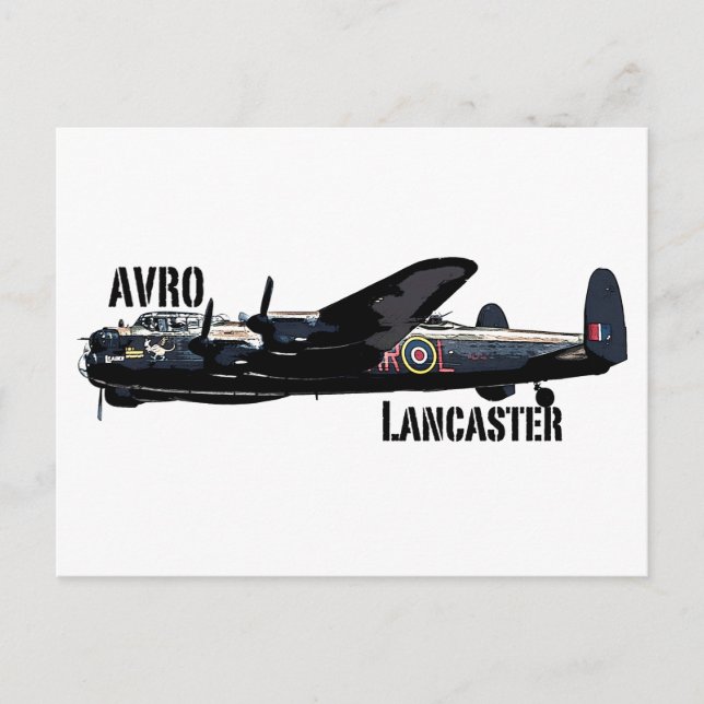 Postal Avro Lancaster (Anverso)