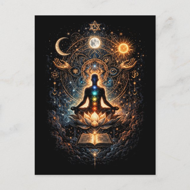 Postal Awakening the Inner Cosmos (Anverso)