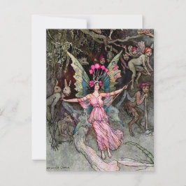 Postal "Away Down Under" de Warwick Goble