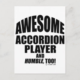 Postal Awesome Accionador de acordeón