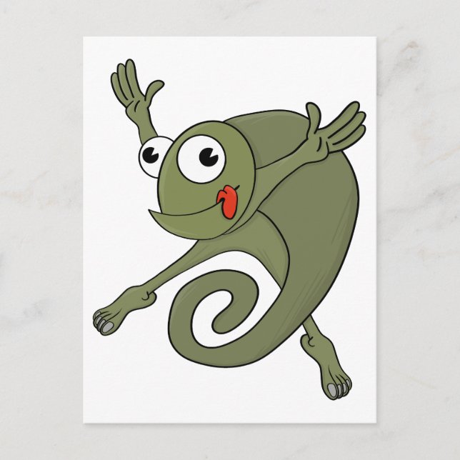 Postal Awesome Chameleon (Anverso)