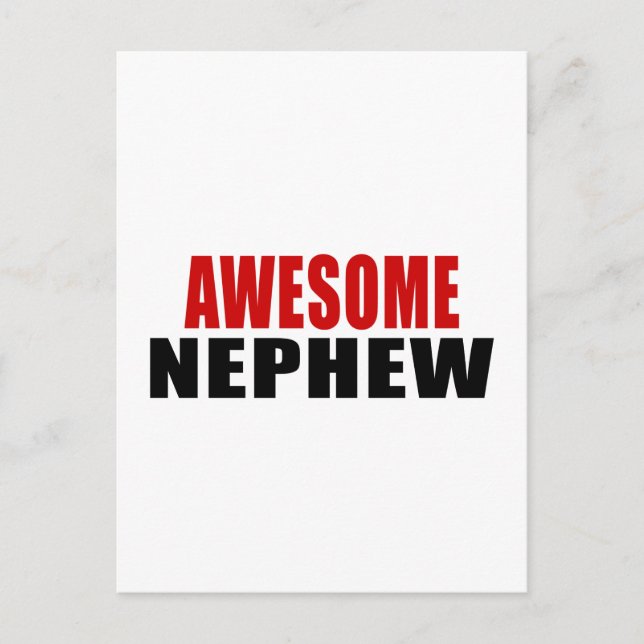 POSTAL AWESOME NEPHEW (Anverso)