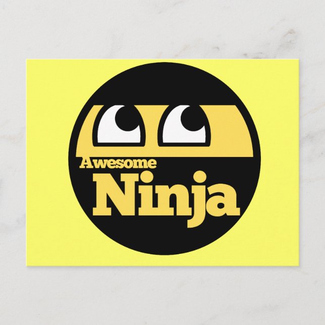 Postal Awesome Ninja (Anverso)