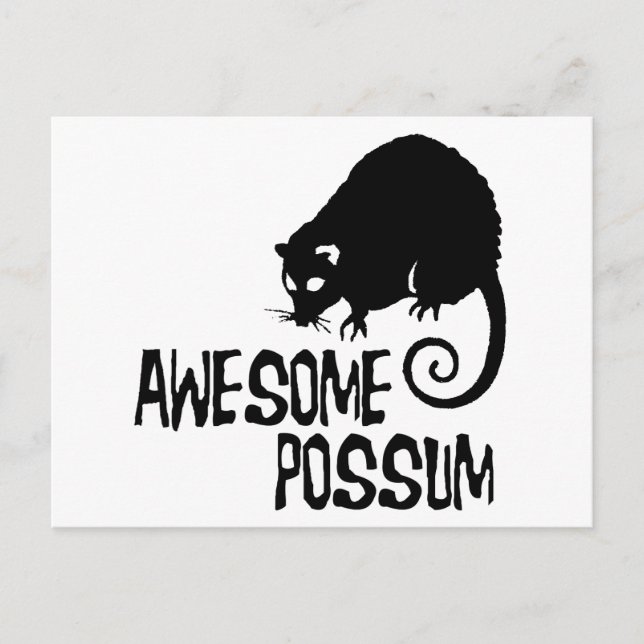 Postal Awesome Possum (Anverso)