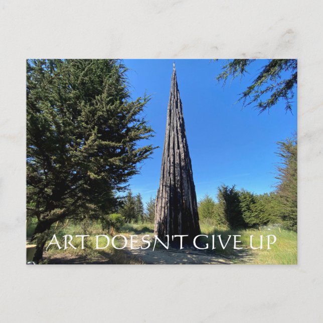 Postal AWorld2Celebrate: EL ARTE NO SE RINDE (Anverso)