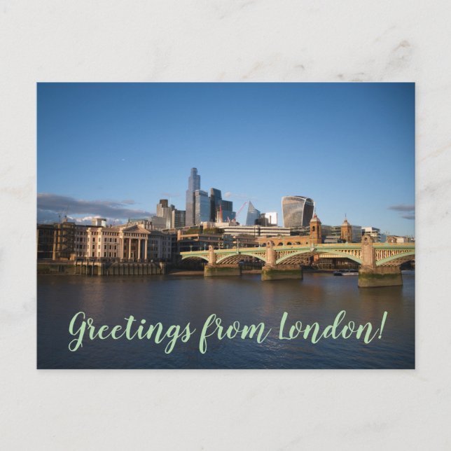 Postal aWorld2Celebrate: Saludos desde Londres! (Anverso)