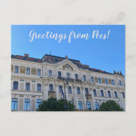 Postal aWorld2Celebrate: Saludos desde Pécs!