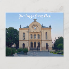 Postal aWorld2Celebrate: Saludos desde Pécs!