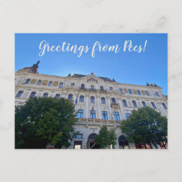 Postal aWorld2Celebrate: Saludos desde Pécs!