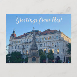 Postal aWorld2Celebrate: Saludos desde Pécs!