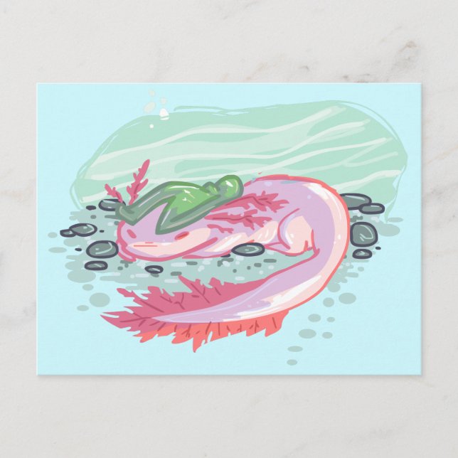 Postal Axolotal Water Puppy (Anverso)