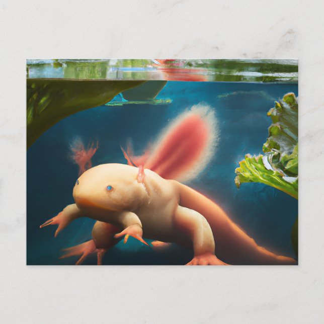 Postal Axolotl (Anverso)