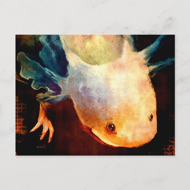 Postal Axolotl Sun (Anverso)