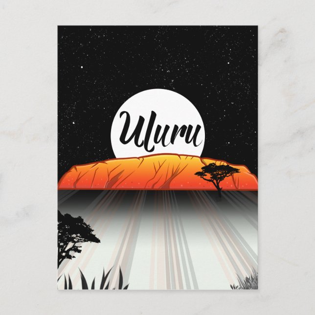 Postal Ayers Rock Australia (Anverso)