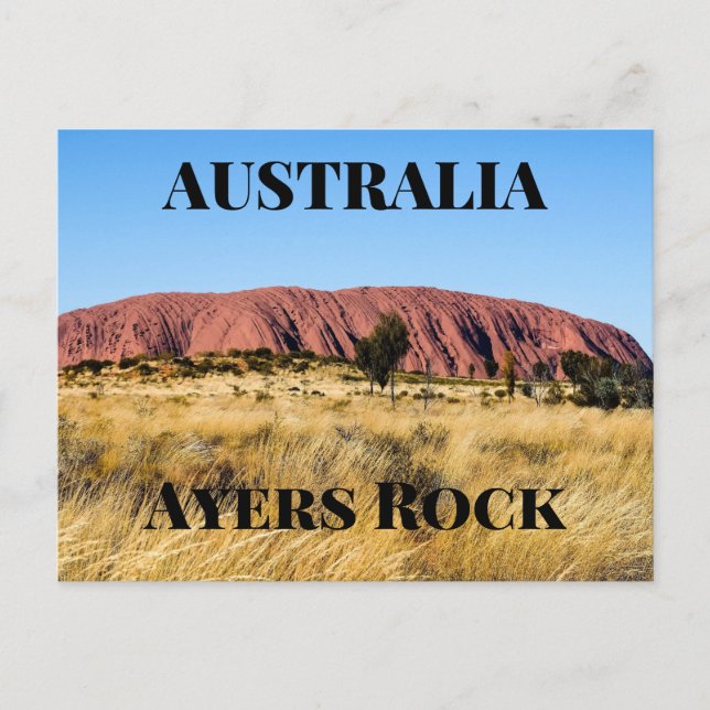 Postal Ayers Rock Australia (Anverso)