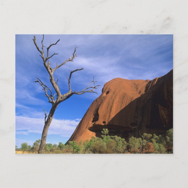 Postal Ayers Rock Uluru en el Outback Australia (Anverso)