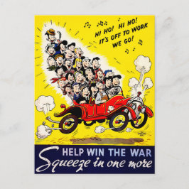 Postal Ayuda a ganar la guerra - Carpool