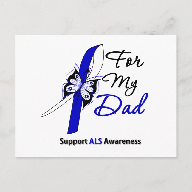 Postal Ayuda de ALS para mi papá (Anverso)