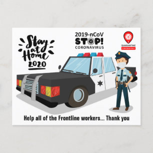 Postal Ayuda - Postcard