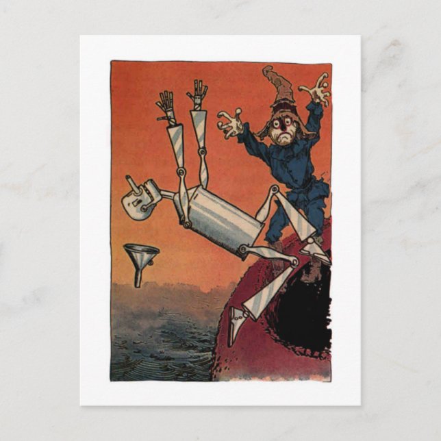 Postal ¡Ayuda! Tinman Falling (Anverso)